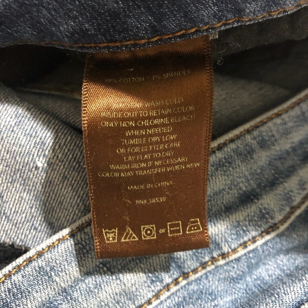 Kut From The Kloth Boyfriend Straight Leg Distressed Jeans Straight Size 10 - Picture 7 of 8